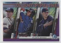 Kolby Allard, Ozzie Albies, Chris Ellis #/250