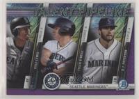 Kyle Lewis, Tyler O'Neill, D.J. Peterson #/250