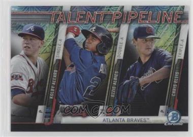 2017 Bowman - Chrome Talent Pipeline - Mega Box #TPM-ATL - Kolby Allard, Ozzie Albies, Chris Ellis