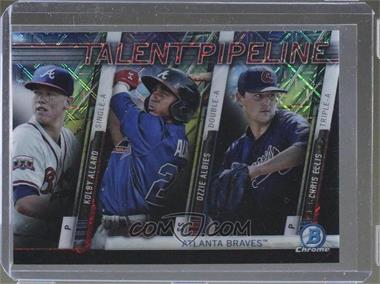 2017 Bowman - Chrome Talent Pipeline - Mega Box #TPM-ATL - Kolby Allard, Ozzie Albies, Chris Ellis