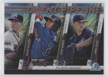 2017 Bowman - Chrome Talent Pipeline - Mega Box #TPM-ATL - Kolby Allard, Ozzie Albies, Chris Ellis