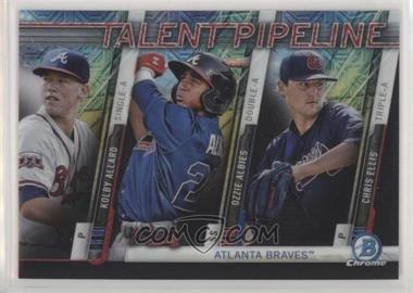 2017 Bowman - Chrome Talent Pipeline - Mega Box #TPM-ATL - Kolby Allard, Ozzie Albies, Chris Ellis