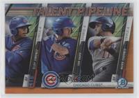 Eloy Jimenez, Ian Happ, Mark Zagunis #/25