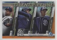 Anderson Espinoza, Austin Allen, Dinelson Lamet #/25