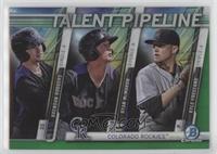 Brendan Rodgers, Ryan McMahon, Kyle Freeland #/99