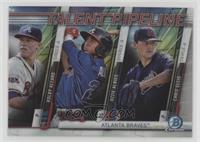 Kolby Allard, Ozzie Albies, Chris Ellis