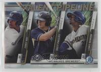 Corey Ray, Brett Phillips, Lewis Brinson