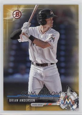 2017 Bowman - Prospects - Gold #BP87 - Brian Anderson /50