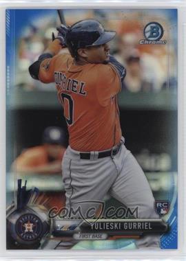 2017 Bowman Chrome - [Base] - Blue Refractor #57 - Yulieski Gurriel /150