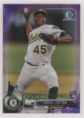 2017 Bowman Chrome - [Base] - Purple Refractor #22 - Jharel Cotton /250