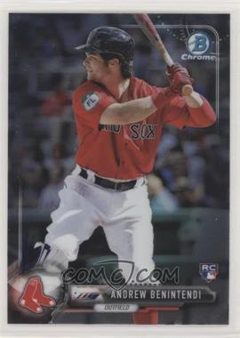 2017 Bowman Chrome - [Base] #68.1 - Andrew Benintendi (Batting)