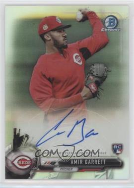 2017 Bowman Chrome - Chrome Rookie Autographs - Refractor #BCAR-AG - Amir Garrett /499