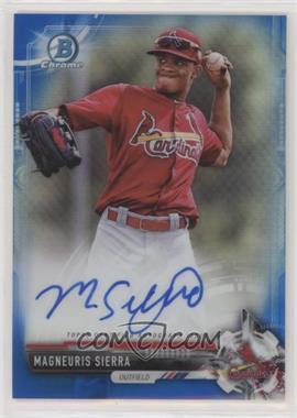 2017 Bowman Chrome - Prospect Autographs - Blue Refractor #CPA-MS - Magneuris Sierra /150