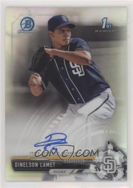 2017 Bowman Chrome - Prospect Autographs - Refractor #CPA-DLA - Dinelson Lamet /499