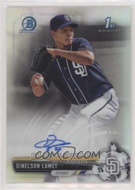 2017 Bowman Chrome - Prospect Autographs - Refractor #CPA-DLA - Dinelson Lamet /499