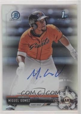 2017 Bowman Chrome - Prospect Autographs - Refractor #CPA-MG - Miguel Gomez /499