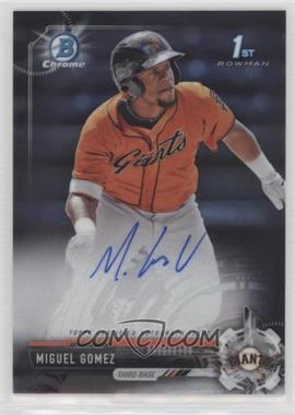 2017 Bowman Chrome - Prospect Autographs #CPA-MG - Miguel Gomez