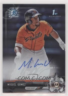 2017 Bowman Chrome - Prospect Autographs #CPA-MG - Miguel Gomez