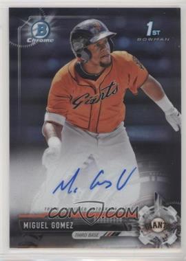 2017 Bowman Chrome - Prospect Autographs #CPA-MG - Miguel Gomez