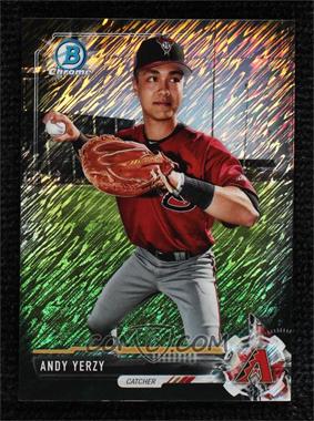 2017 Bowman Chrome - Prospects - Black Shimmer Refractor #BCP185 - Andy Yerzy /1
