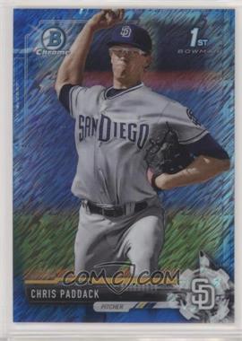 2017 Bowman Chrome - Prospects - Blue Shimmer Refractor #BCP243 - Chris Paddack /150