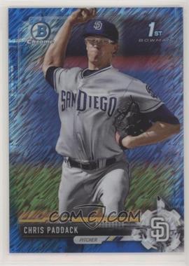 2017 Bowman Chrome - Prospects - Blue Shimmer Refractor #BCP243 - Chris Paddack /150