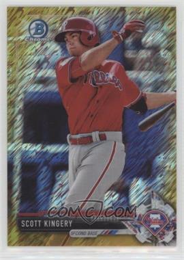 2017 Bowman Chrome - Prospects - Gold Shimmer Refractor #BCP174 - Scott Kingery /50