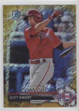 2017 Bowman Chrome - Prospects - Gold Shimmer Refractor #BCP174 - Scott Kingery /50