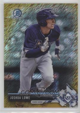 2017 Bowman Chrome - Prospects - Gold Shimmer Refractor #BCP176 - Joshua Lowe /50