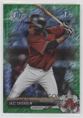 2017 Bowman Chrome - Prospects - Green Shimmer Refractor #BCP207 - Jazz Chisholm /99