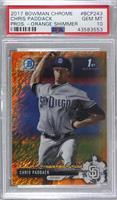 Chris Paddack [PSA 10 GEM MT] #/25