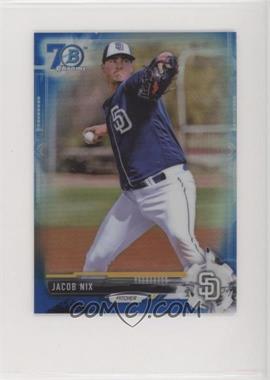 2017 Bowman Chrome Minis - Bowman Chrome Prospects - 70th Anniversary Logo Refractor #BCP195 - Jacob Nix /70