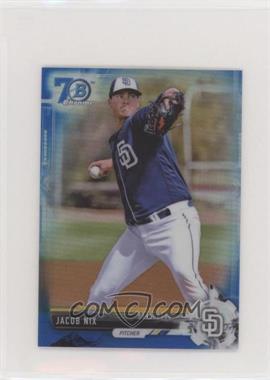 2017 Bowman Chrome Minis - Bowman Chrome Prospects - 70th Anniversary Logo Refractor #BCP195 - Jacob Nix /70