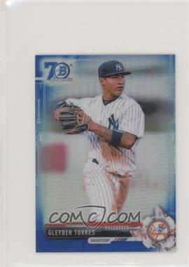 2017 Bowman Chrome Minis - Bowman Chrome Prospects - 70th Anniversary Logo Refractor #BCP80 - Gleyber Torres /70