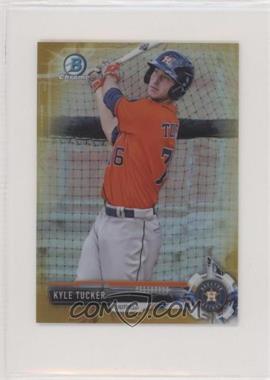 2017 Bowman Chrome Minis - Bowman Chrome Prospects - Gold Refractor #BCP28 - Kyle Tucker /50