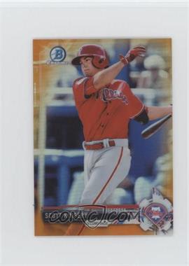 2017 Bowman Chrome Minis - Bowman Chrome Prospects - Orange Refractor #BCP174 - Scott Kingery /25