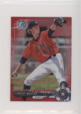 2017 Bowman Chrome Minis - Bowman Chrome Prospects - Red Refractor #BCP173 - Forrest Whitley /10