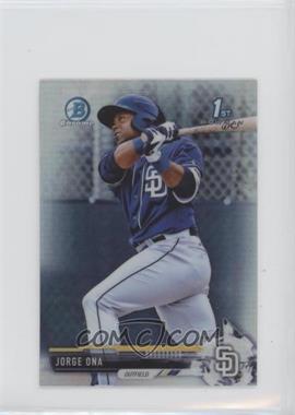 2017 Bowman Chrome Minis - Bowman Chrome Prospects - Refractor #BCP168 - Jorge Ona