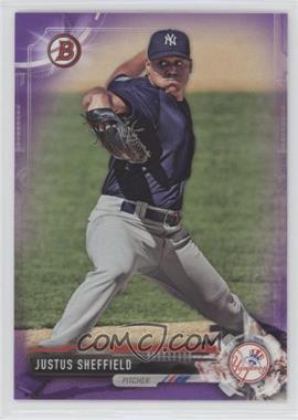 2017 Bowman Draft - [Base] - Purple #BD-140 - Justus Sheffield /250