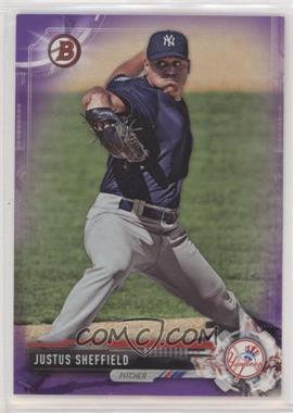 2017 Bowman Draft - [Base] - Purple #BD-140 - Justus Sheffield /250