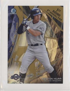 2017 Bowman Draft - Box Toppers Top of the Class - Gold Refractor #TOC-KH - Keston Hiura /50