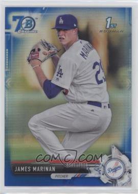 2017 Bowman Draft - Chrome - Blue Refractor 70th Anniversary #BDC-169 - James Marinan /200