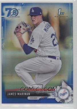 2017 Bowman Draft - Chrome - Blue Refractor 70th Anniversary #BDC-169 - James Marinan /200