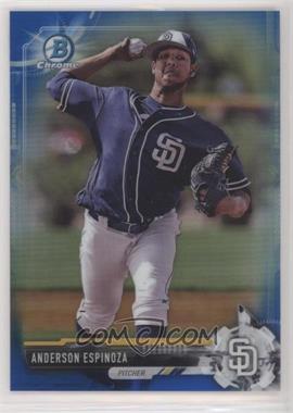 2017 Bowman Draft - Chrome - Blue Refractor #BDC-70 - Anderson Espinoza /150 [EX to NM]