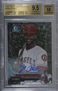 2017 Bowman Draft - Chrome - Image Variation Autographs #BD-95 - Jo Adell /99 [BGS 9.5 GEM MINT]