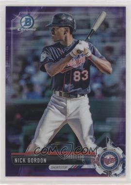 2017 Bowman Draft - Chrome - Purple Refractor #BDC-191 - Nick Gordon /250