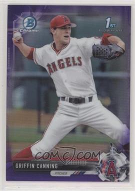 2017 Bowman Draft - Chrome - Purple Refractor #BDC-48 - Griffin Canning /250