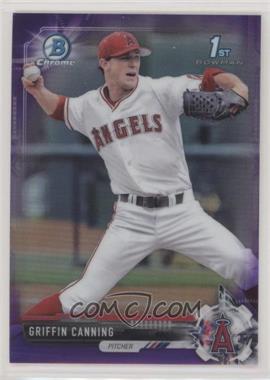 2017 Bowman Draft - Chrome - Purple Refractor #BDC-48 - Griffin Canning /250