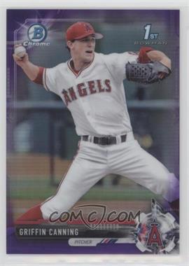 2017 Bowman Draft - Chrome - Purple Refractor #BDC-48 - Griffin Canning /250