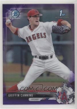 2017 Bowman Draft - Chrome - Purple Refractor #BDC-48 - Griffin Canning /250